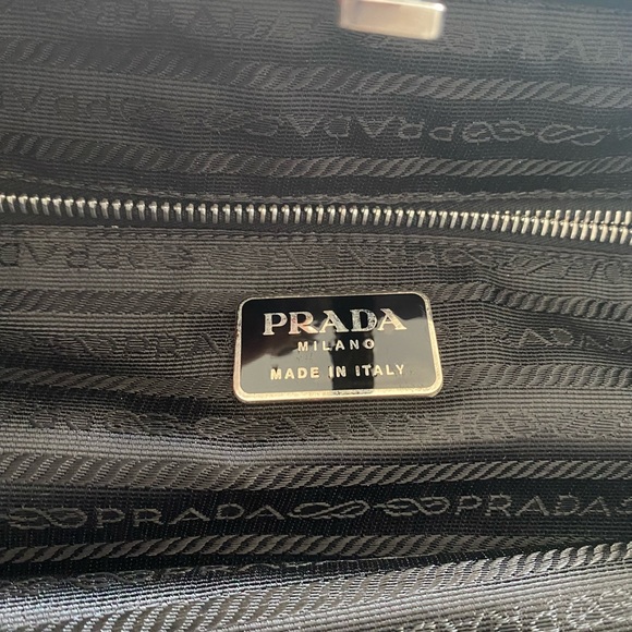AUTHENTIC Prada Black Nylon Tote - Picture 6 of 10